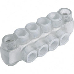 Panduit - 4 Port, 6 AWG Compatible, Tap Connector - 3.91" OAL x 2.63" OAW x 1.36" OAH, Clear - A1 Tooling