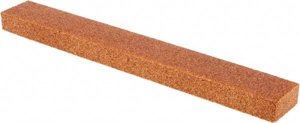 Tru-Maxx - 80 Grit Aluminum Oxide Rectangular Roughing Stone - Medium Grade, 1" Wide x 8" Long x 1/2" Thick - A1 Tooling