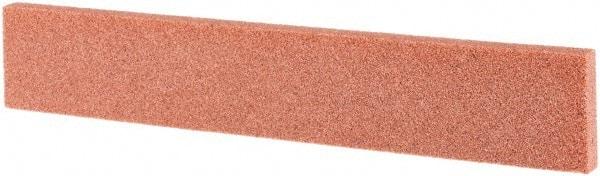 Tru-Maxx - 100 Grit Aluminum Oxide Rectangular Roughing Stone - Fine Grade, 1" Wide x 6" Long x 1/4" Thick - A1 Tooling