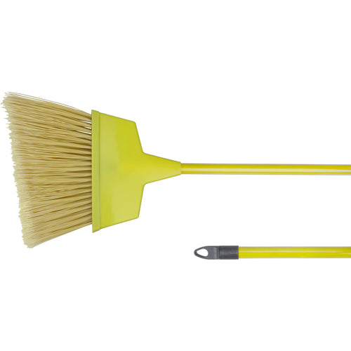 7 1/2' Plastic Angled Upright - Broom With Handle - A1 Tooling