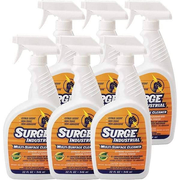 Surge Industrial - 32 oz Spray Bottle All-Purpose Cleaner - Liquid, Neutral pH, Citrus - A1 Tooling