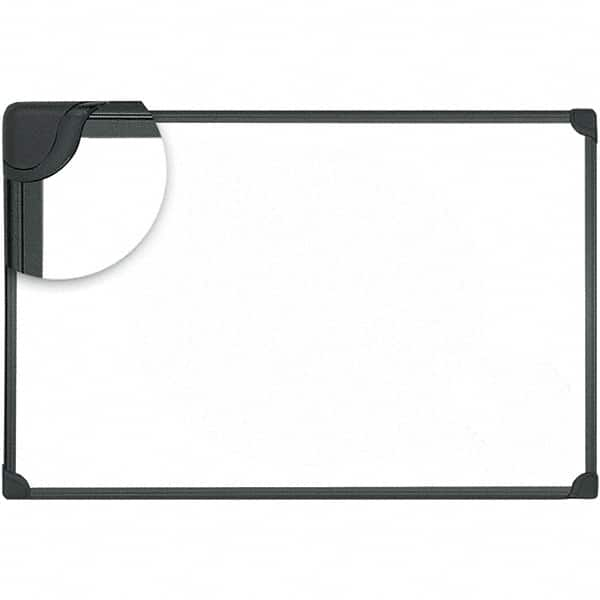 Universal One - 24" High x 36" Wide Magnetic Dry Erase Board - Lacquered Steel, Includes Accessory Tray/Rail & Mounting Kit - A1 Tooling