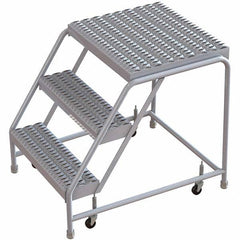 TRI-ARC - Rolling & Wall Mounted Ladders & Platforms Type: Rolling Warehouse Ladder Style: Rolling Safety Ladder - A1 Tooling