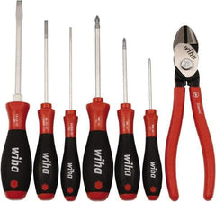 Wiha - 7 Piece Cutting Plier Set - Comes in Clamshell - A1 Tooling