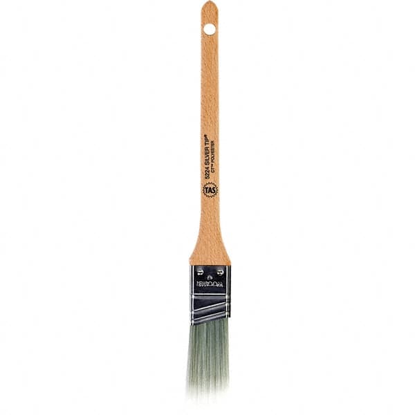 Wooster Brush - 1" Angled Polyester Sash Brush - 2-3/16" Bristle Length, 6-5/8" Wood Handle - A1 Tooling