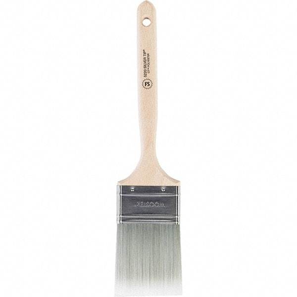 Wooster Brush - 2-1/2" Flat Polyester Sash Brush - 2-15/16" Bristle Length, 7-1/2" Wood Handle - A1 Tooling