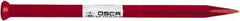 Osca - 12" OAL x 13/32" Blade Width Brick Chisel - Chrome Vanadium Steel Handle - A1 Tooling