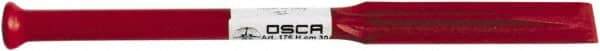 Osca - 12" OAL x 2-1/2" Blade Width Brick Chisel - Chrome Vanadium Steel Handle - A1 Tooling