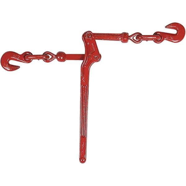 Loadbinders; Type: Ratchet; Load Capacity (Lb.): 9200; Work Load Limit: 9200 lb; Take Up Length: 8 in; Standards: U.S. D.O.T. 393.100 -393.102; Chain Grade: 40; Loadbinder Type: Ratchet