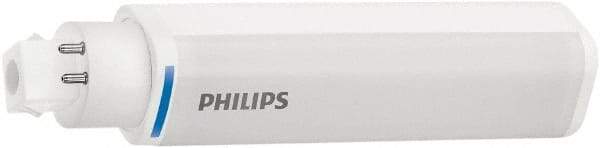 Philips - 8 Watt LED Commercial/Industrial 4 Pin Lamp - 3,000°K Color Temp, 900 Lumens, 120, 270, 347 Volts, Plug-in-Horizontal, 40,000 hr Avg Life - A1 Tooling