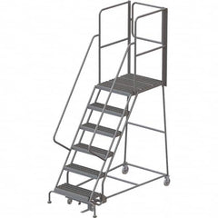 TRI-ARC - Rolling & Wall Mounted Ladders & Platforms Type: Rolling Warehouse Ladder Style: Rolling Platform Ladder - A1 Tooling