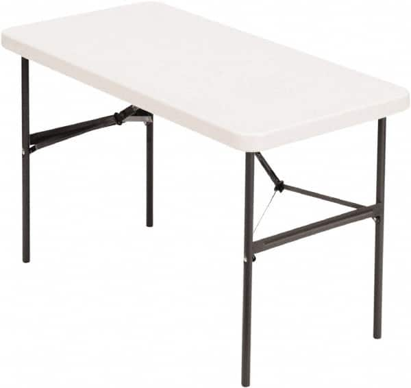 ALERA - 24" Long x 48" Wide x 29" High, Folding Table - Platinum - A1 Tooling