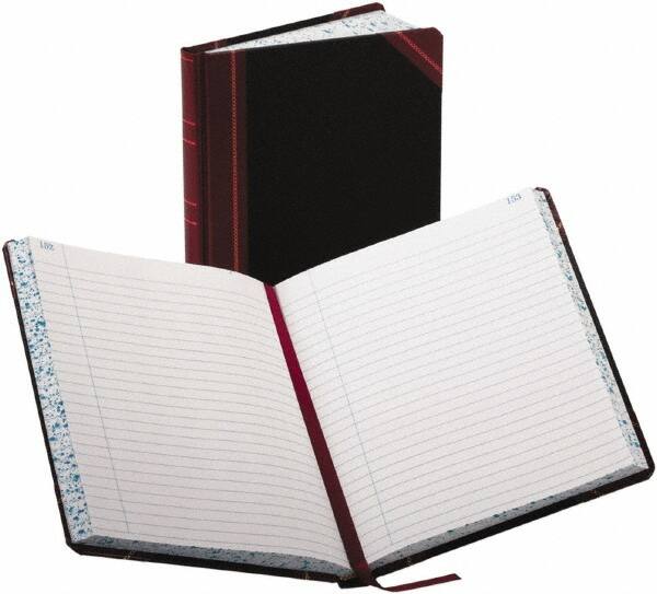 Boorum & Pease - 300 Sheet, 7-5/8 x 9-5/8", Record/Account Book - Black & Red - A1 Tooling