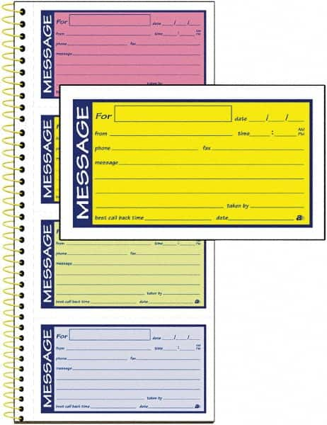 AT-A-GLANCE - 200 Sheet, 5-1/4 x 11", Call Book - Lime - A1 Tooling