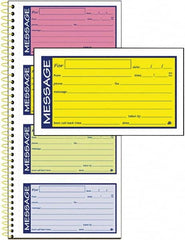 AT-A-GLANCE - 200 Sheet, 5-1/4 x 11", Call Book - Lime - A1 Tooling