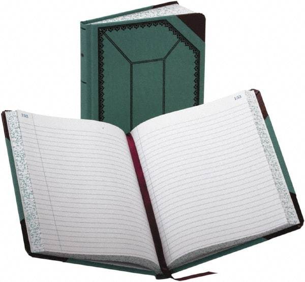 Boorum & Pease - 300 Sheet, 7-5/8 x 9-5/8", Record/Account Book - Blue & Red - A1 Tooling