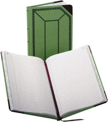 Boorum & Pease - 150 Sheet, 7-5/8 x 12-1/2", Record/Account Book - Green & Red - A1 Tooling