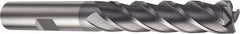 Sandvik Coromant - 5/8", 4 Flute, Solid Carbide, Corner Radius End Mill - 4-7/8" OAL, 37° Helix, Right Hand Flute, 63.5mm LOC, Right Hand Cut - A1 Tooling