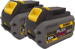 DeWALT - 60 Volt Lithium-Ion Power Tool Battery - 6 Ahr Capacity, 2 hr Charge Time, Series 20/60 FLEXVOLT - A1 Tooling