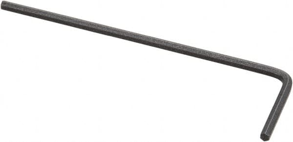 Paramount - 0.05mm Hex, Short Arm, Hex Key - 1-39/64" OAL, Inch System of Measurement - A1 Tooling