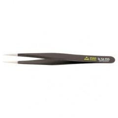3C SA FINE ROUNDED SHORTER TWEEZERS - A1 Tooling