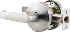 Falcon - Entrance Lever Lockset for 1-3/8 to 1-7/8" Thick Doors - 2-3/4" Back Set, 6 Pin C Keyway Cylinder, Stainless Steel, Satin Chrome Finish - A1 Tooling