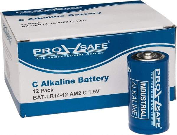 PRO-SAFE - Size C, Alkaline, Standard Battery - 1.5 Volts, Flat Terminal, LR14 - A1 Tooling