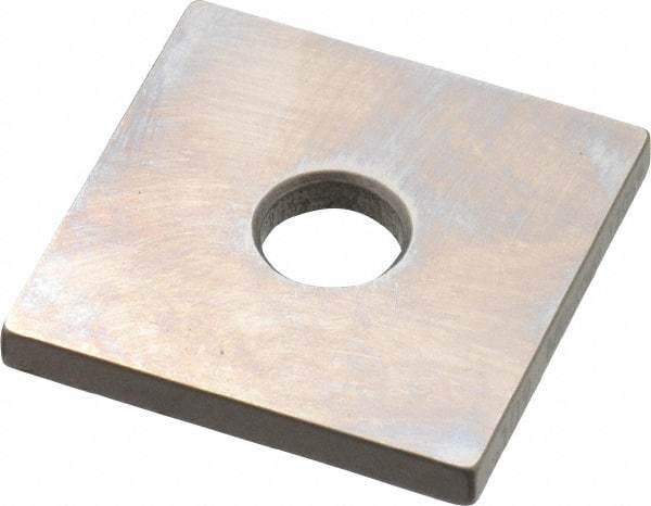 Mitutoyo - 0.109" Square Steel Gage Block - Accuracy Grade 0, Includes Certificate of Inspection - A1 Tooling