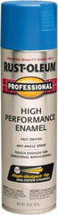 Rust-Oleum - Safety Blue, Gloss, Rust Proof Enamel Spray Paint - 14 Sq Ft per Can, 15 oz Container, Use on Multipurpose - A1 Tooling