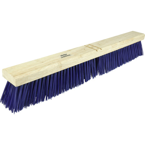 24″ Contractor Garage Broom, Stiff Blue Polypropylene Fill, Includes Brace - A1 Tooling