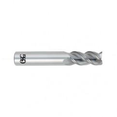 5/8 Dia. x 3-1/2 Overall Length 3-Flute Square End Solid Carbide SE End Mill-Round Shank-Center Cutting-Uncoated - A1 Tooling