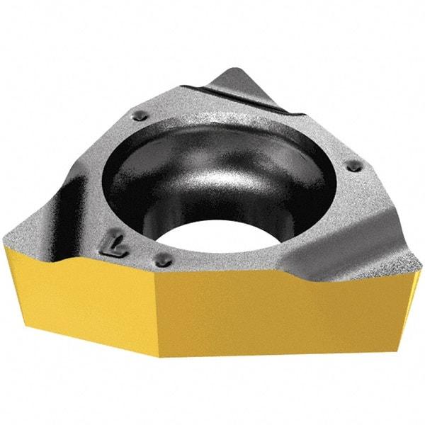 Iscar - WBGT520 Grade IC807 Carbide Turning Insert - TiAlN/TiN Finish, 80° Trigon, 3.97mm Inscr Circle, 1.59mm Thick, 0.2mm Corner Radius - A1 Tooling