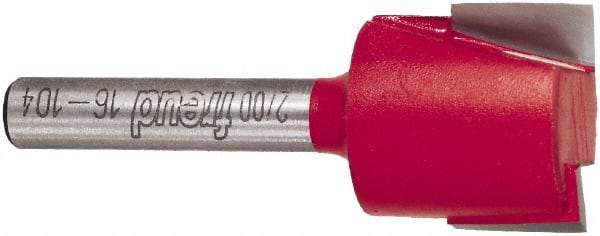 Freud - 3/4" Cut Diam, 1/2" Length of Cut, 0 Flute Mortising Edge Profile Router Bit - Carbide-Tipped, 1/4" Shank Diam, 2" OAL, Proprietary Coating - A1 Tooling