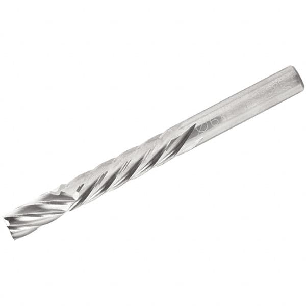 Iscar - 12mm Cutting Diam x 24mm Length of Cut, 8 Flute, Compression Spiral Router Bit - Uncoated, Right Hand Cut, Solid Carbide, 83mm OAL x 12mm Shank Diam, Square End - A1 Tooling