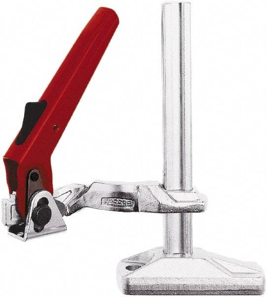 Bessey - 1,650 Lb Holding Capacity, 8" Max Opening Capacity, 1,650 Lb Clamping Pressure, Manual Hold Down Clamp - 6-1/2" Arm Length, 9" Clamp Length, 1-15/16" Clamp Width, 10-5/8" Clamp Height, Mounting Holes, Steel - A1 Tooling