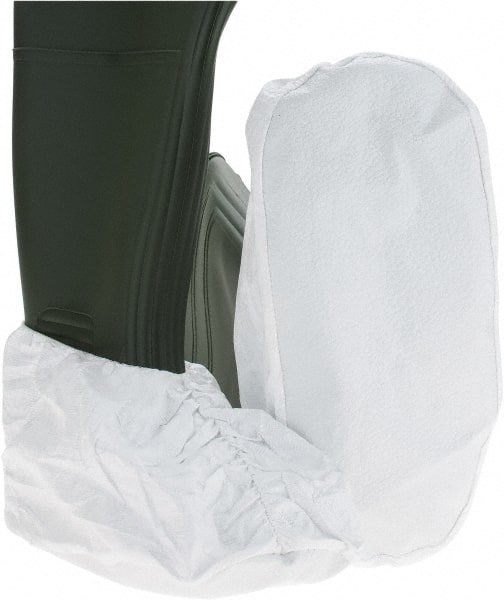 Shoe Cover: Tyvek IsoClean, White Elastic Closure