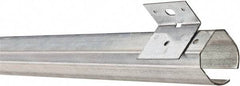 National Mfg. - 10 Ft Long, 600 Lb Capacity, Straight Boxrail - Galvanized - A1 Tooling