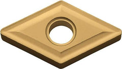 Kyocera - DNMG432 Grade PV7005 Cermet Turning Insert - TiC/TiN (Megacoat) Finish, 55° Diamond, 1/2" Inscr Circle, 3/16" Thick, 1/32" Corner Radius - A1 Tooling