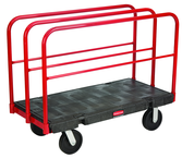 Sheet & Panel Truck 24 x 48 - Removable 27" high vertical frames - Duramold™ -- 2 fixed, 2 swivel casters - A1 Tooling