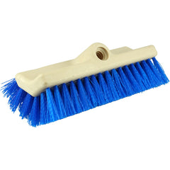 10″ Bi-Level Scrub Brush, Stiff Crimped Polypropylene Fill - A1 Tooling