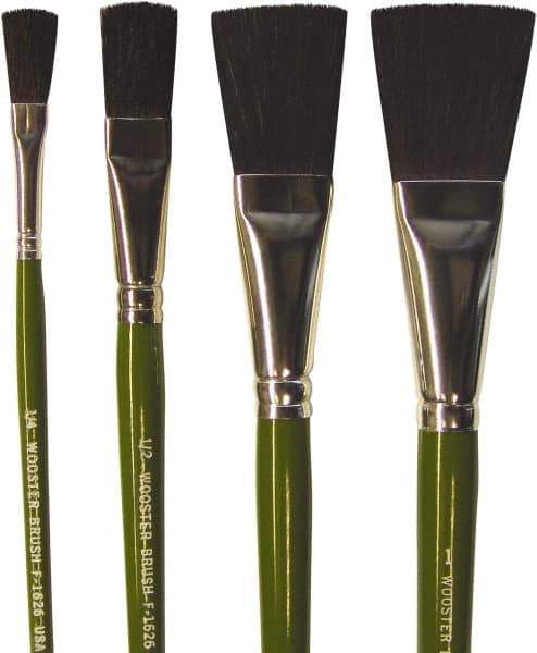 Wooster Brush - 1/2" Camel Hair Artist's Paint Brush - 1/2" Wide, 1" Bristle Length, 5-29/32" Plastic Handle - A1 Tooling