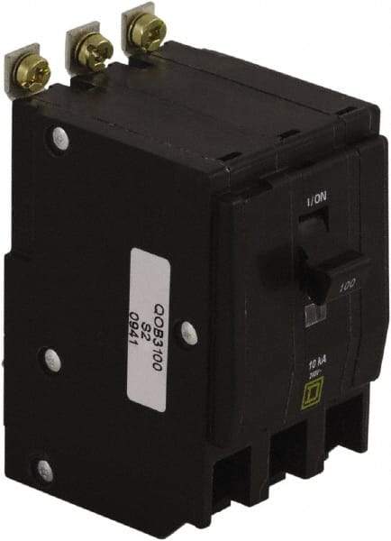 Square D - 100 Amp, 240 VAC, 3 Pole, Bolt On Miniature Circuit Breaker - 4-2/0 AWG - A1 Tooling