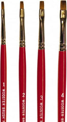 Wooster Brush - #1 Sable Artist's Paint Brush - 1/8" Wide, 17/64" Bristle Length, 5-3/4" Plastic Handle - A1 Tooling