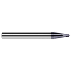 Harvey Tool - 1/32" Diam, 0.025" LOC, 2 Flute Solid Carbide Ball End Mill