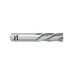 1 Dia. x 4 Overall Length 4-Flute Square End Solid Carbide SE End Mill-Round Shank-Center Cutting-Uncoated - A1 Tooling