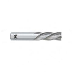 1 Dia. x 4 Overall Length 4-Flute Square End Solid Carbide SE End Mill-Round Shank-Center Cutting-Uncoated - A1 Tooling