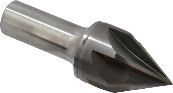 Keo - 1-1/4" Head Diam, 3/4" Shank Diam, 6 Flute 60° Solid Carbide Countersink - A1 Tooling