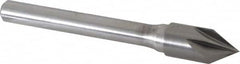 Keo - 3/8" Head Diam, 1/4" Shank Diam, 6 Flute 60° Solid Carbide Countersink - A1 Tooling