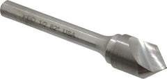 Keo - 1/2" Head Diam, 1/4" Shank Diam, 1 Flute 82° Solid Carbide Countersink - A1 Tooling