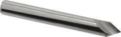 Keo - 1/4" Head Diam, 1/4" Shank Diam, 1 Flute 60° Solid Carbide Countersink - A1 Tooling